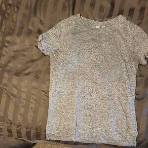GAP Heathered Gray Knit Tee